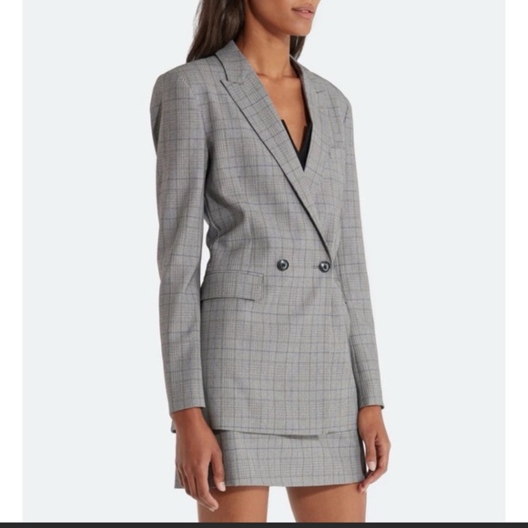 Billie The Label Jackets & Blazers - Billie The Label Plaid Diana Blazer